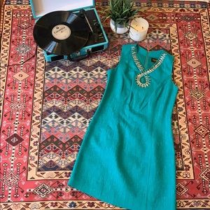 Turquoise dress